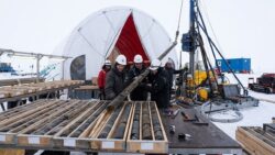A team of scientists has drilled a massive hole in West Antarctica and extracted 228 meters of rock—the deepest sample of its kind ever obtained